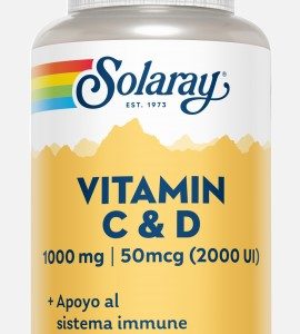 Vitamina C + D 60 cápsulas