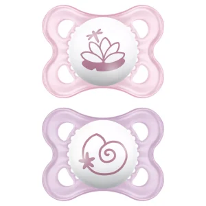MAM Chupete Silicona Original 0-6+ Pack Doble Rosa
