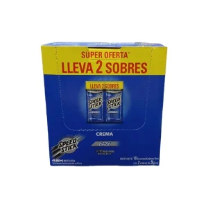 DESODORANTE SPEED STICK CREMA 24/7  SOBRE*18 UND