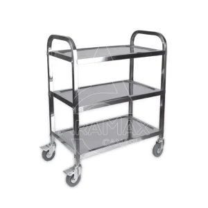 CARRO CAMARERA *INOX* (3 BANDEJAS). 50x95x90CM