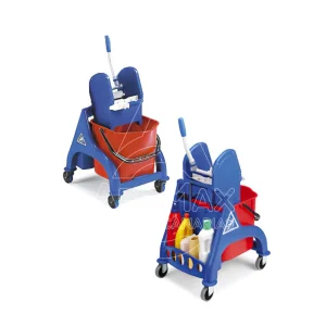 CARRO LEO+CUBO 25 LITR.+PRENSA COMPACT+MANILLAR 42x62x93CM