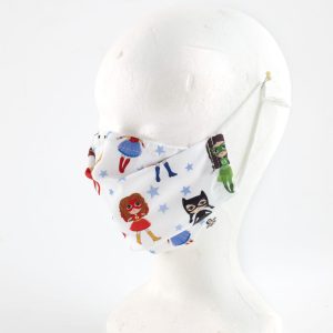 Mascarilla súper heroína