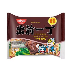 Demae ramen con sabor a ternera y especias nissin 100g