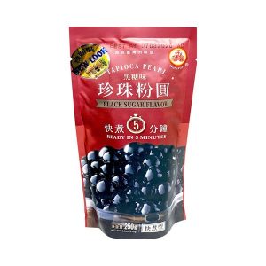 Perlas de tapioca negras 3min WUFUYUAN 250g