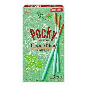 Glico Pocky Palitos De Chocolate Sabor Menta 65.4G