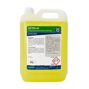 DETER-40 Detergente para lavavajillas automáticos en aguas blandas