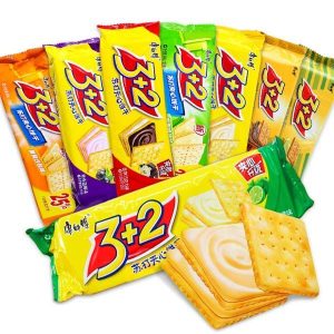 Galletas de soda 3+2 con sabor a leche ksf 125g