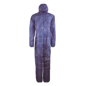 MONO BUZO POLIPROPILENO AZUL 40GRS CON CAPUCHA TALLA M
