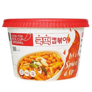 Pastel de arroz instantáneo sabor picante 163g