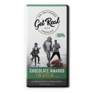 Tableta de Chocolate 80% Cacao Orgánica x 70GS ( Get Real )