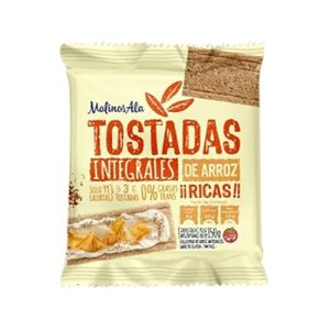 Tostadas Integrales De Arroz X 150 Gs (Molinos Ala)