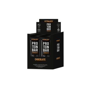 Barrita de Cereral Protein Bar ( Chocolate ) x 50 gs – Vitalgy x 10 unid.